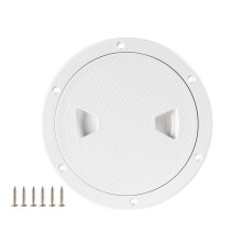 Coperchio per Portello di Accesso per Barche Marine da 6 Pollici Twist Screw Out Piastra di Coperta Portello di Ispezione Rotondo In ABS per Portello