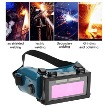 Solar Auto Darkening Welding Mask Welding Helmet Eyes Goggle/ Glasses Helmet for Welding Machine/Equipment B