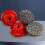 M14 Thread 2 Polegadas 50mm Almofadas de Polimento Manual de Diamante Almofadas de Lixa Galvanizadas Disco de Moagem, 100 7