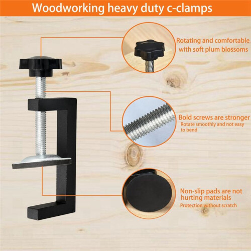G-Type Woodworking Clamp Cabinet Panel Frame Clamp Strong Fixing Clamp Woodworking Accessories Tools