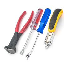 4Pcs Upholstery and Repair Staple Remover Tack Puller Nail Remover Tool Set,for Furniture Floor Wall Wooden Case Frame