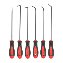 Extra Long Precision Hook and Pick Set, 6-Piece Set, Chrome Vanadium Steel Shaft, for Remove Hoses and Gaskets