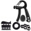 Adjustable Gripper Set Five-Finger Puller Wrist Trainer Fitness Five-Piece Set Black 1