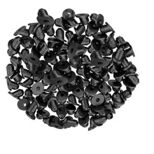 50Pcs Cable Railing Rubber Grommets, 45 Degree Angle Bevel Protectors for 1/16 Inch 5/32 Inch 3/16 Inch Cable Railing