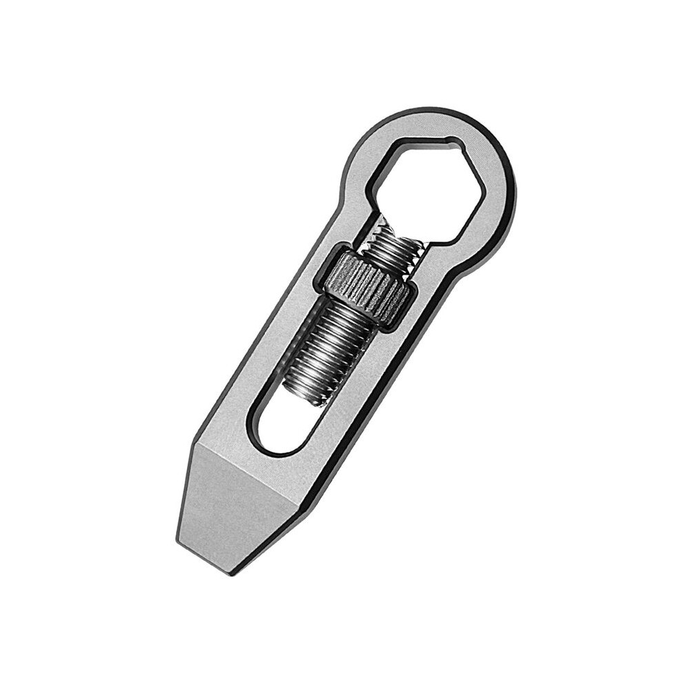 Titanium Alloy Hexagon Wrench Edc Pry Bar Bottle Opener Keychain Tool Combination Outdoor Camp Hike Gear 4713687197739