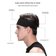 Sweatband for Men Women Elastic Sport Hairbands Band Yoga Headbands Headwear HeadwSports Hair Accessoriesrap C