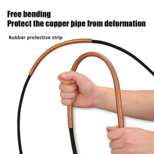 Copper Pipe Protector Plastic Pipe Bending Tool Anti-Deformation Copper Pipe Protection Tube for Air Conditioning 3/4in