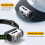 LED Sensor Hat Clip Lamp Waterproof  Light Rechargeable Fishing Searching Light Camping Light Night  Flashlight 9
