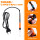 90W Internal Heating Electric Soldering Iron LED Digital Display with  Temperature Control Orange EU Plug 2