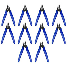 Pince Électronique à Manche Bleu 170, Buse Industrielle, Pince Diagonale en Plastique, Modèle de Pince Coupante de Coupe