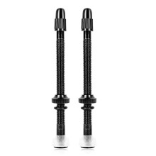 2pcs Bicycle Tubeless Presta Valves Stems Aluminum Alloy 80mm with Valve Core Removal Tool