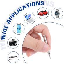 100 Pieces Eyeglass Screwdriver 3 in 1 Eyeglass Repair Kit for Glasses Watch Electronics Jewelry Repair