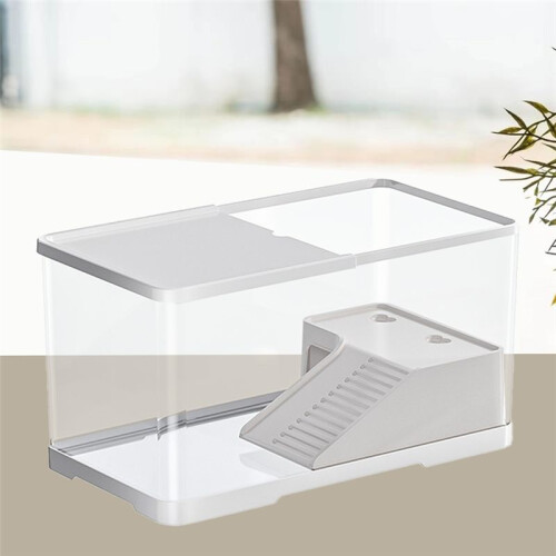 Turtle Tank  Kit Hatching Breeding Case Decor Turtle Terrarium Basking Platform with Multi-Function Area 1
