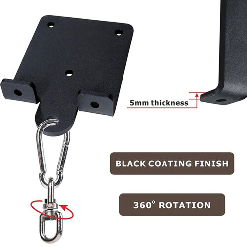 Heavy Duty Boxing Bag Holder Wall Mount Training Sandbag Hook 360 Rotating Ceiling Mount  Hook 1