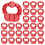 48 Peças Deck Board Jig 1/4 Polegadas Deck Board Spacer Rings Deck Jig Spacer para Ferramenta de Deck de Prancha Composta Tratada com Pressão 2