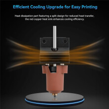 Ceramic Hotend Kit-Quick Swap Nozzle,All-Metal Integrated Extruder Hot End Replacement for K1 MAX,K1C 3D Printer