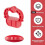 48 Peças Deck Board Jig 1/4 Polegadas Deck Board Spacer Rings Deck Jig Spacer para Ferramenta de Deck de Prancha Composta Tratada com Pressão 3