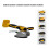 Tile Tiling Machine High Loading Capacity Wall Floor Tile Laying Vibrating Tool for  18V Battery(No Battery) 2