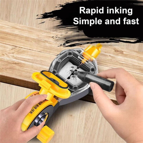 Chalk  Woodworking Marking Tool Automatic Wire Box Adjustment  Tightness for Marking  Board Manual Measurement 1