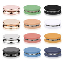 12pcs Hijab Magnetic Pins, Strong Hijab Magnets Colorful Magnetic Scarf Clasp Pinless Brooch Hijab Pins Buttons