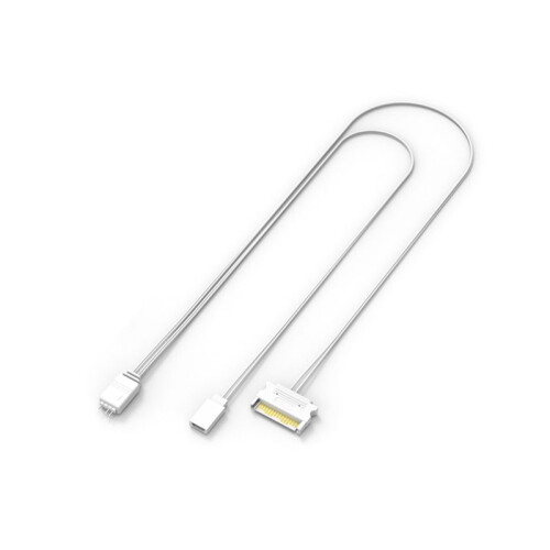 Computer ARGB Controller PC Case RESET Control  to ARGB Reset Power Cable PC 5V 3Pin Lighting Controller White
