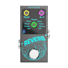 Guitar Digital Reverb Effector Reverb Effect Pedal Device Built-in 9Digital Reverb Based True Bypass Guitars Accessories