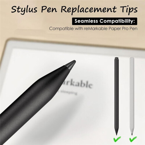6 Pcs Replacement Tips Compatible with  Paper Pro Pen, Replacement Nibs Compatible with 2