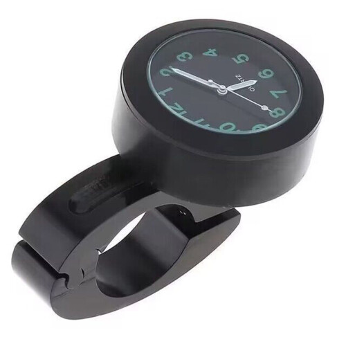 Relógio de Pulso Universal para Motocicleta de 7/8 Polegadas com Fivela À Prova D'Água, À Prova de  e À Prova de Choque, Preto 2