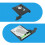 Atualize o Suporte de Disco Rígido HDD SSD de 2,5 Polegadas com Parafusos para  2 PS2 SCPH-30000 e SCPH-50000 Fat Game Console 4