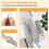 DIY Replacement Leather Bag Shoulder Strap Handle  Body Adjustable 140*2cm, gray 3