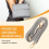DIY Replacement Leather Bag Shoulder Strap Handle  Body Adjustable 140*2cm, gray 2