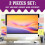 2 Pack Computer Monitor Memo Board Multi-Function Message Board Transparent Display Side Panel for Office, Computer Desk 3