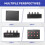 EQ-7 Car Audio Headset Amplifier 7-Band EQ Equalizer 2 Channel Digital Sound Equalizer 3