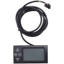 S861 LCD Ebike Display met SM Plug voor Elektrische Fiets BLDC Controller Bedieningspaneel Zwart 24V-36V