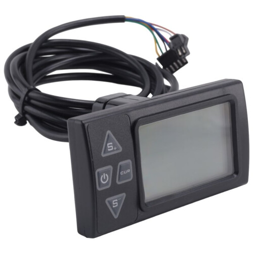 S861 LCD Ebike Display with SM Plug for Electric Bike BLDC Controller Control Panel Black 24V-36V 2