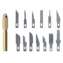 Blade Handle Kit for 936 Soldering Iron Heating Knife Multi-Functional DIY Model Heating Carving Trimming Tool Blade Kit