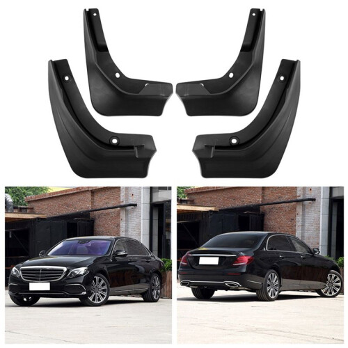 Car Mudguards for - E-Class 2016-2013 Front Rear Mud Flaps Guards   Car Exterior Parts 2