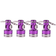 Lila Unsichtbare Magnetische Auto-Shell-Säule Aus Metall, RC-Auto-Shell-Befestigungssäule für 1/10 Axial SCX10 TRX4 D90 Redcat