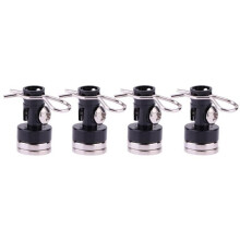 Schwarze, Unsichtbare, Magnetische Auto-Shell-Säule Aus Metall, RC-Auto-Shell-Befestigungssäule für 1/10 Axial SCX10 TRX4 D90 Redcat