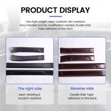 4PCS Outside Door Sill Guards Door Sill Entry Guard Cover Decor Carbon Fiber Color for Seal / ATTO 4
