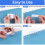 Hanging File Folder Tabs, 100 Pcs File Folder Tabs File Tabs for Hanging Folders, Plastic Hanging Folder Tabs 3