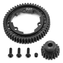 RC Car Mod Gehärtetes Stirnrad-Kit für  1/5 X-Maxx 1/7 XO-1 1/10 Maxx 1/10 E-REVO 2.0V XL 52T+18T