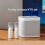 KD-203 Karaoke Set Karaoke Speaker Wireless  Dual Microphone Speaker Microphone Machine White 10