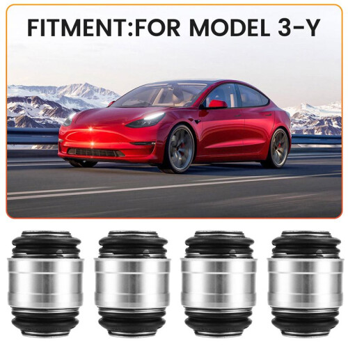 4 PCS Rear Steering Knuckle Bushing 1188412-01-E for  Model 3/Y  Parts 1