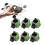 6PCS for PS5 Hall Electromagnetic Joystick High-Precision Adjustable Electromagnetic IC Hall Thumbstick 3D Analog Stick 4
