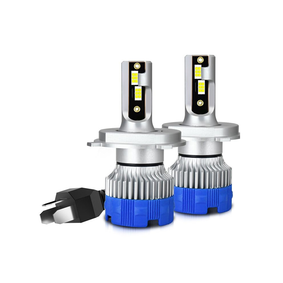 H4 Led Fog Bulbs, Car Head Canbus 50W 5000Lm 6000K Cool Drl Replacement For Cars Light/White 4712405671155