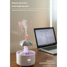 Raindrop Humidifier for Bedroom Large Room Air Humidifiers & Aromatherapy Diffuser Quiet Humidifier with Light A US Plug