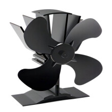 Fireplace Fan Stove Fan 4 Blades Heat Powered Stove Fan for Wood Log Burner Fireplace Magnetic Upright Fireplace Fan