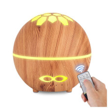 Aromatherapie Machine Houtnerf Olie Diffuser voor Decoratieve Aromatherapie Luchtbevochtiger Amerikaanse Stekker Licht Houtnerf
