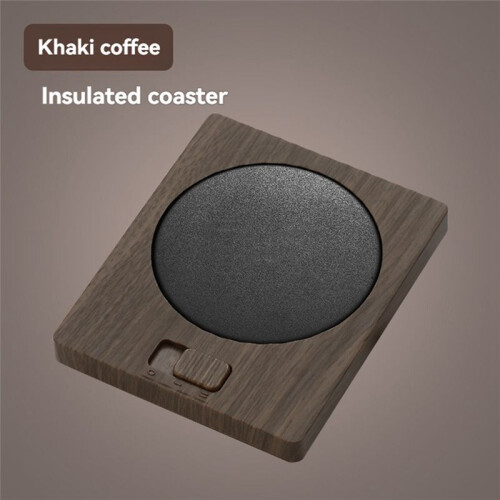 Cup Warmer with Metal Heating Plate 2 Temperature Settings for Office Desks US Plug 1